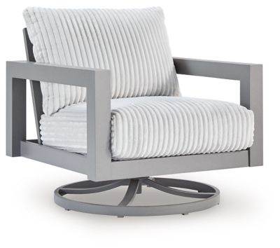 Hurley Park - Gray - Swivel Chair With Cushion - Forward Furniture