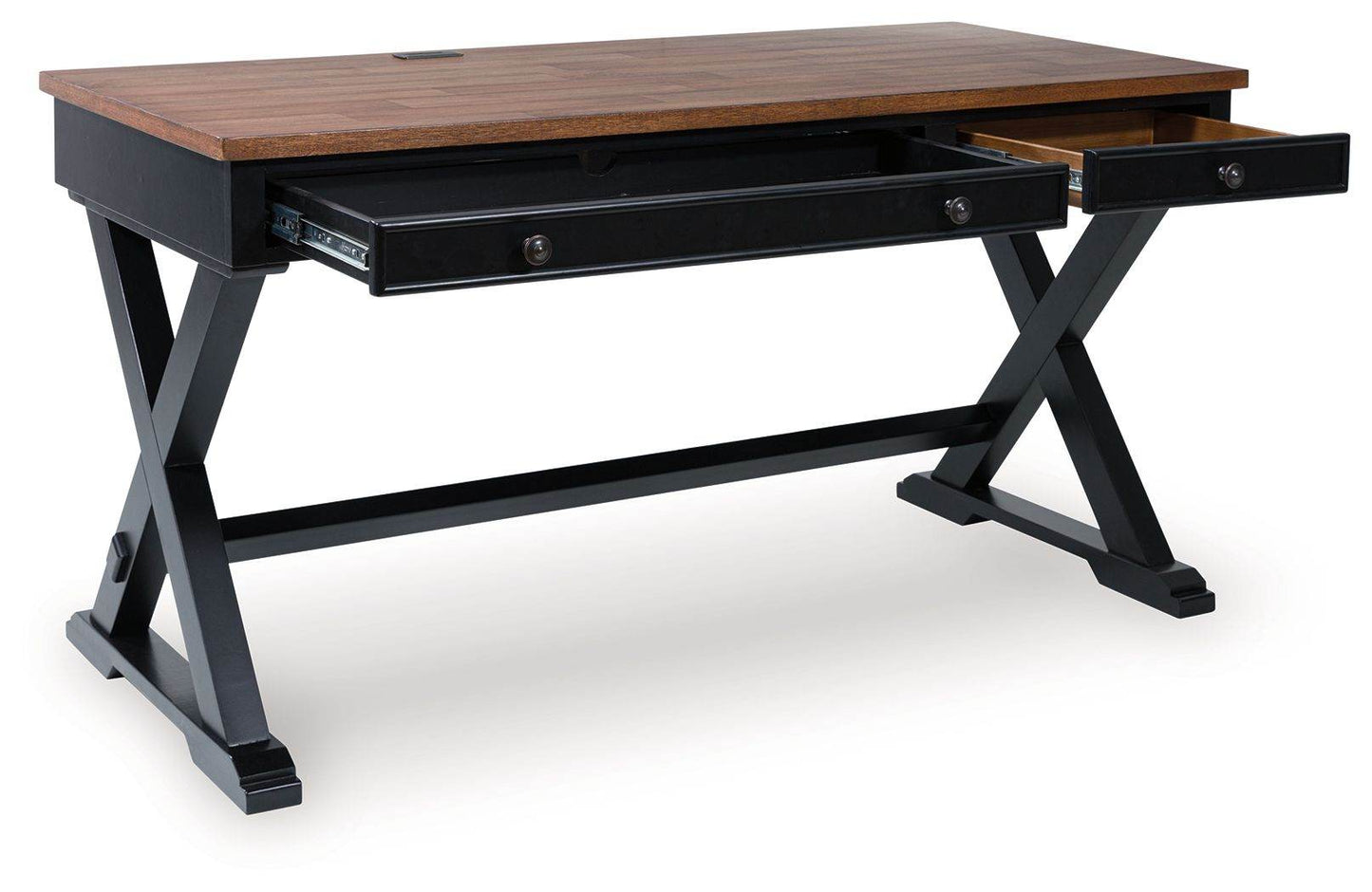 Wildenauer - Brown / Black - Home Office Desk - Forward Furniture