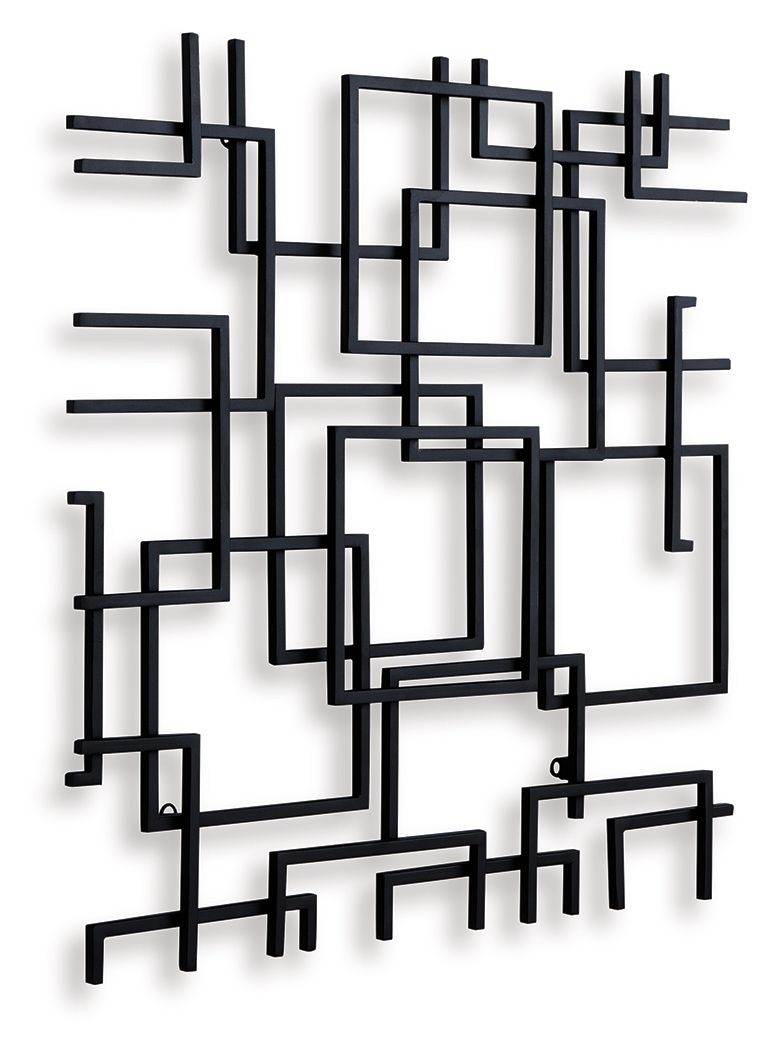 Aadanton - Black - Wall Decor - Forward Furniture