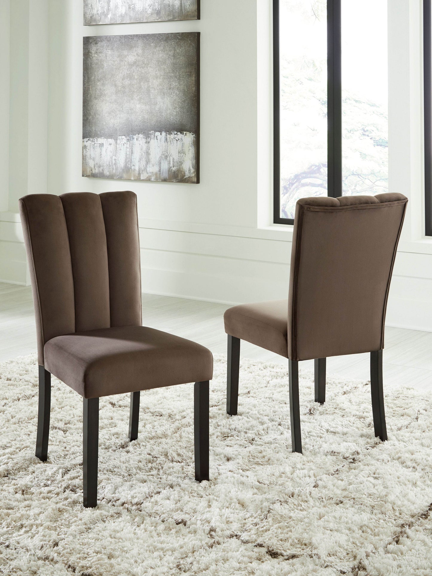 Jeshina - Mocha - Dining Upholstered Side Chair (Set of 2) - Forward Furniture