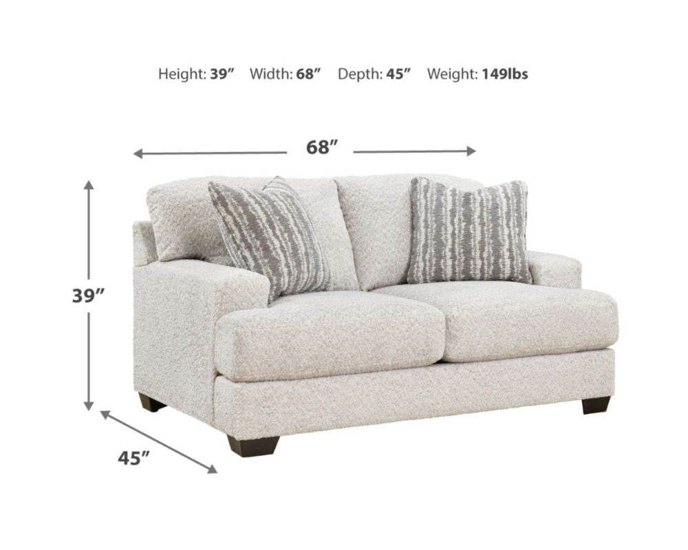 Brebryan - Flannel - Loveseat - Forward Furniture