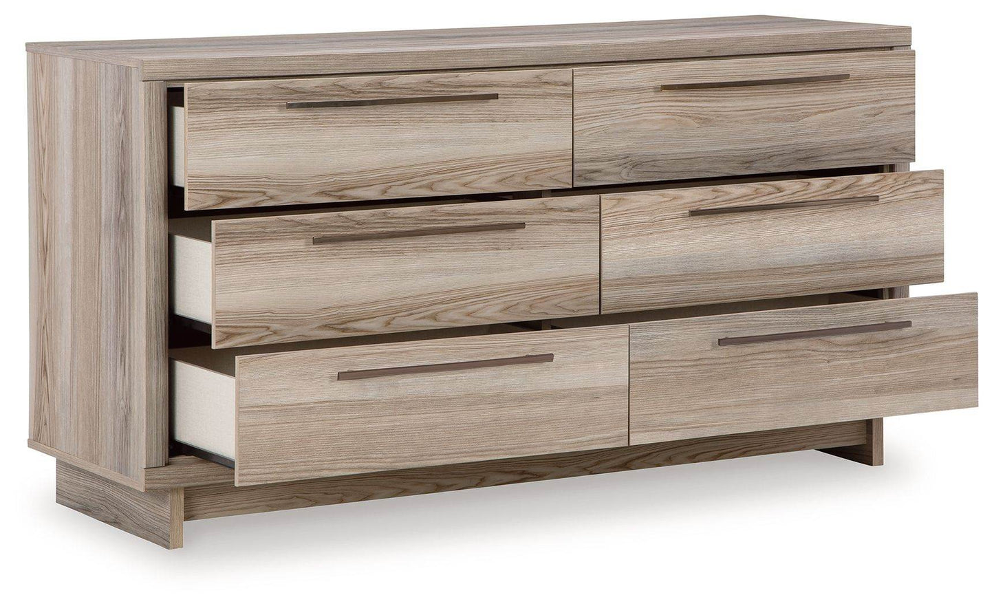 Hasbrick - Tan - Six Drawer Dresser - Forward Furniture