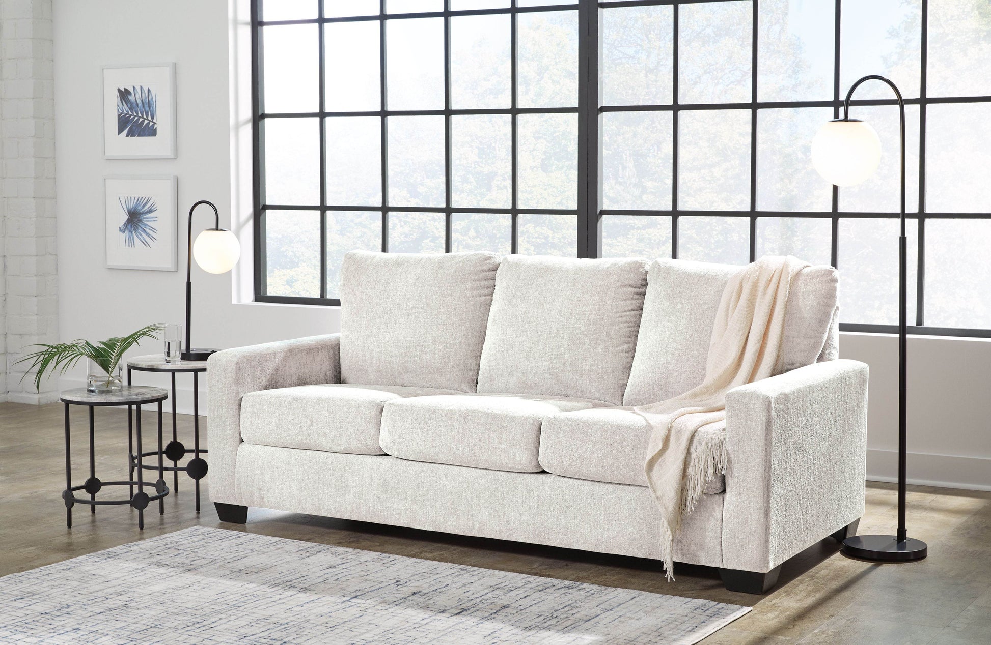 Rannis - Snow - Queen Sofa Sleeper - Fabric - Forward Furniture