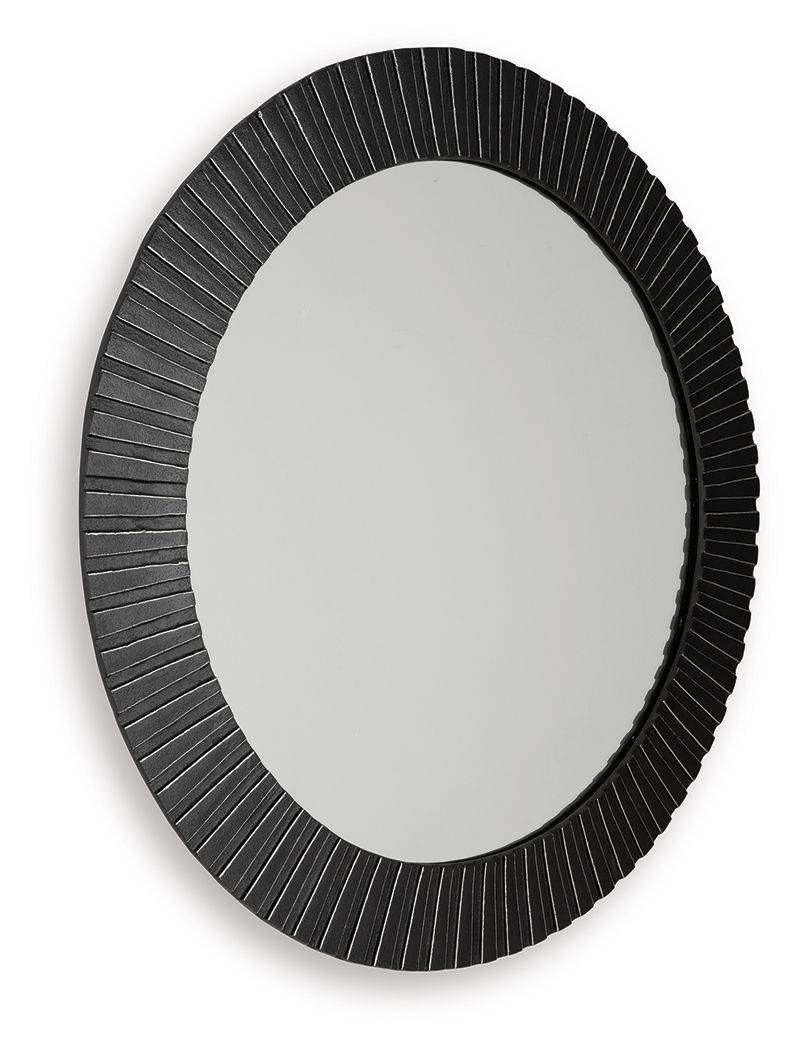 Ozias - Black - Accent Mirror - Forward Furniture