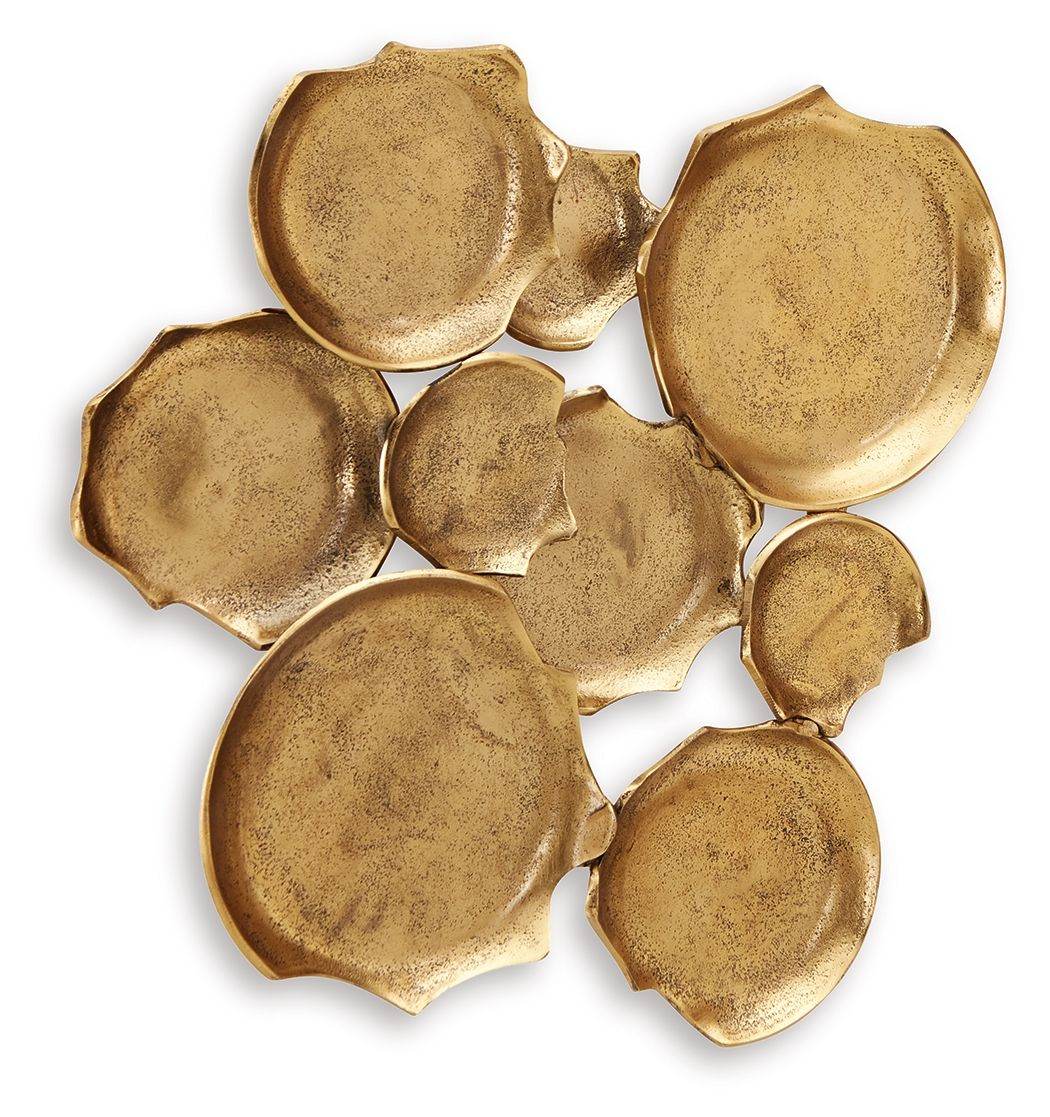 Gageton - Antique Gold Finish - Wall Decor - Forward Furniture