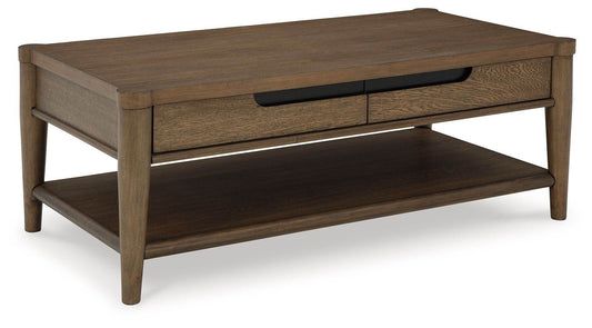 Roanhowe - Brown - Rectangular Cocktail Table - Forward Furniture
