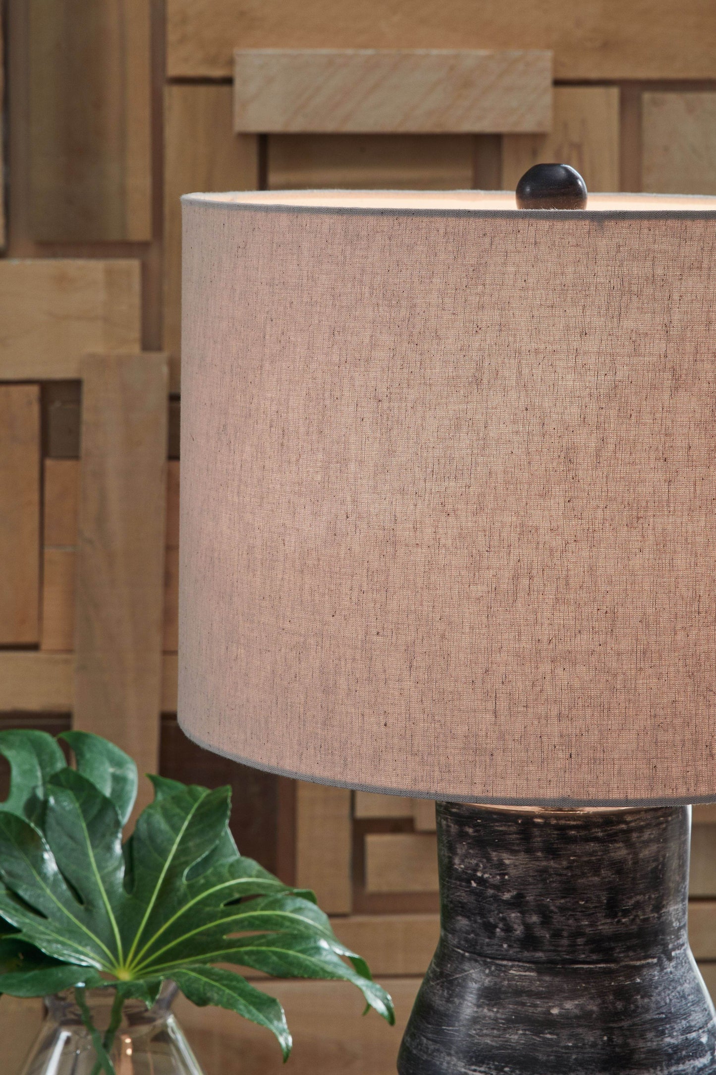 Kerbert - Distressed Black - Terracotta Table Lamp - Forward Furniture