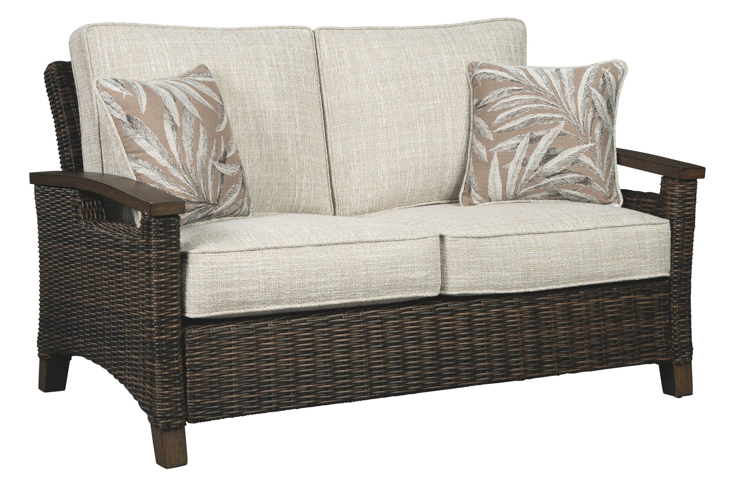 Paradise Trail - Medium Brown - Loveseat w/Cushion - Forward Furniture