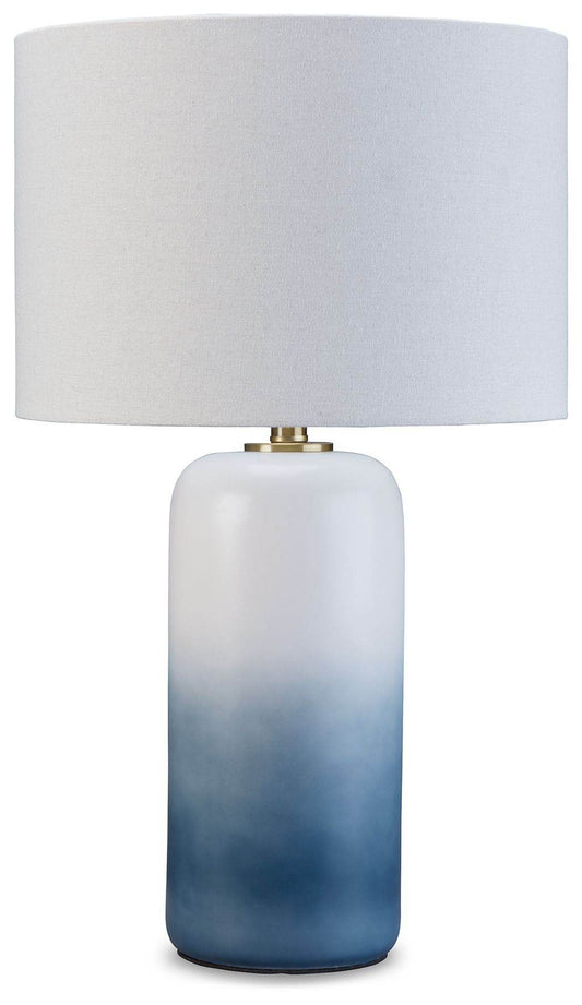 Lemrich - White - Ceramic Table Lamp - Forward Furniture