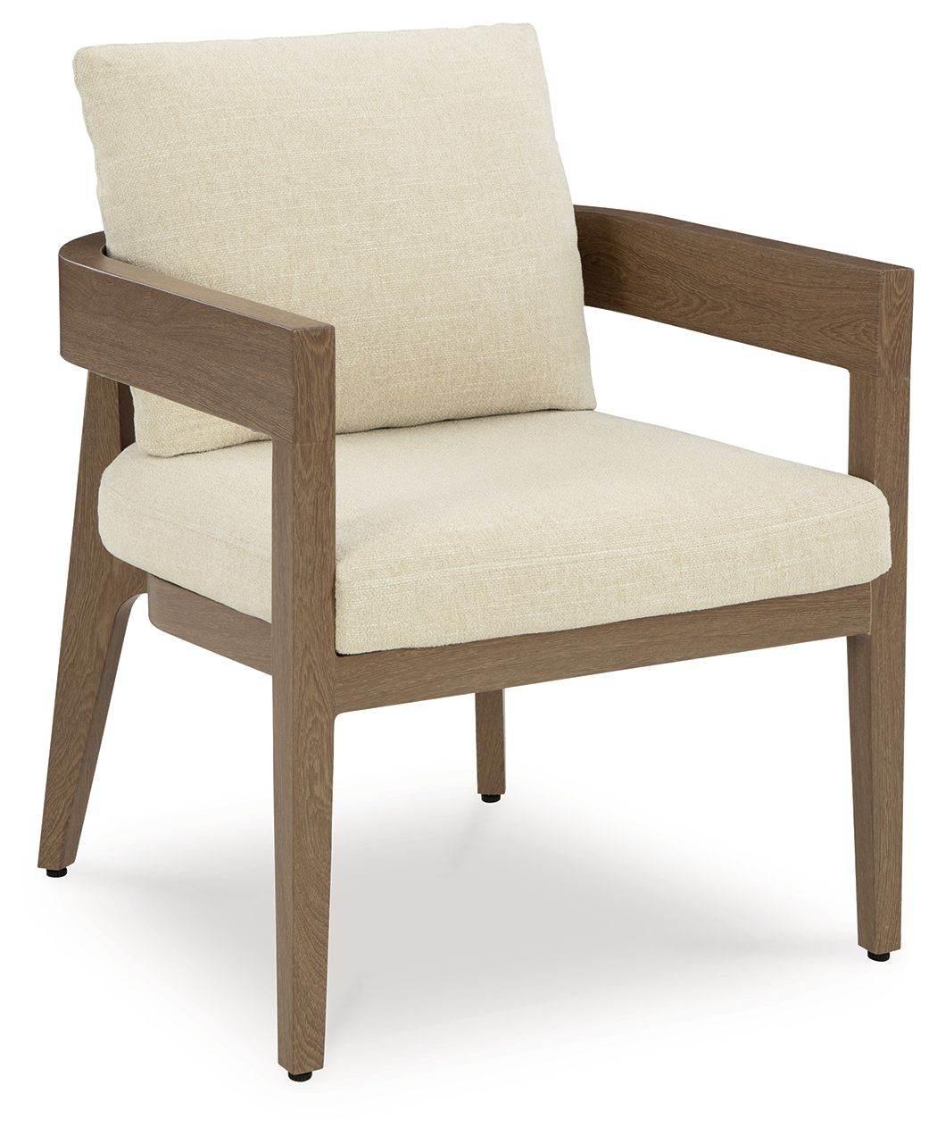 Serene Bay - Dark Brown / White - Arm Chair With Cushion (Set of 2) - Forward Furniture