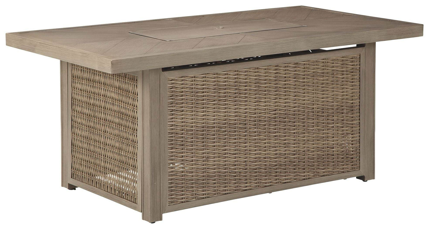 Beachcroft - Rectangular Fire Pit Table - Forward Furniture