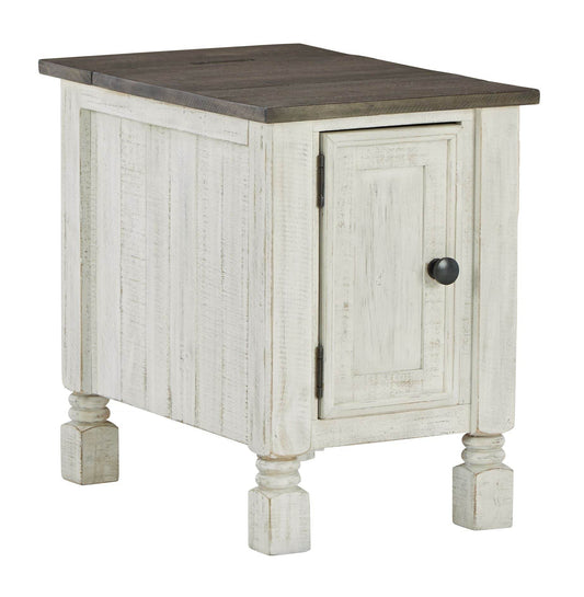 Havalance - White / Gray - Chair Side End Table - Forward Furniture