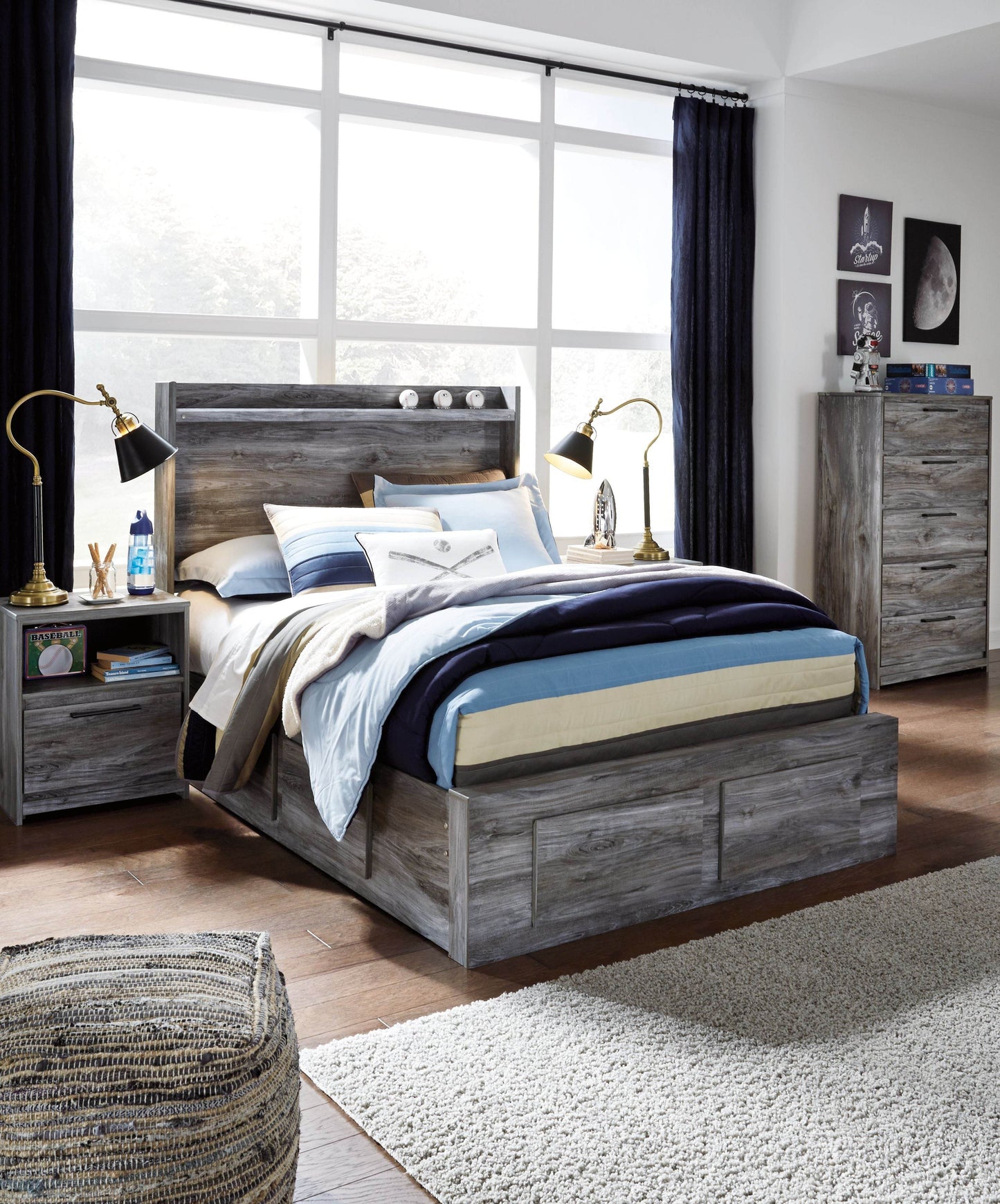 Baystorm - LED Panel Bed - Forward Furniture