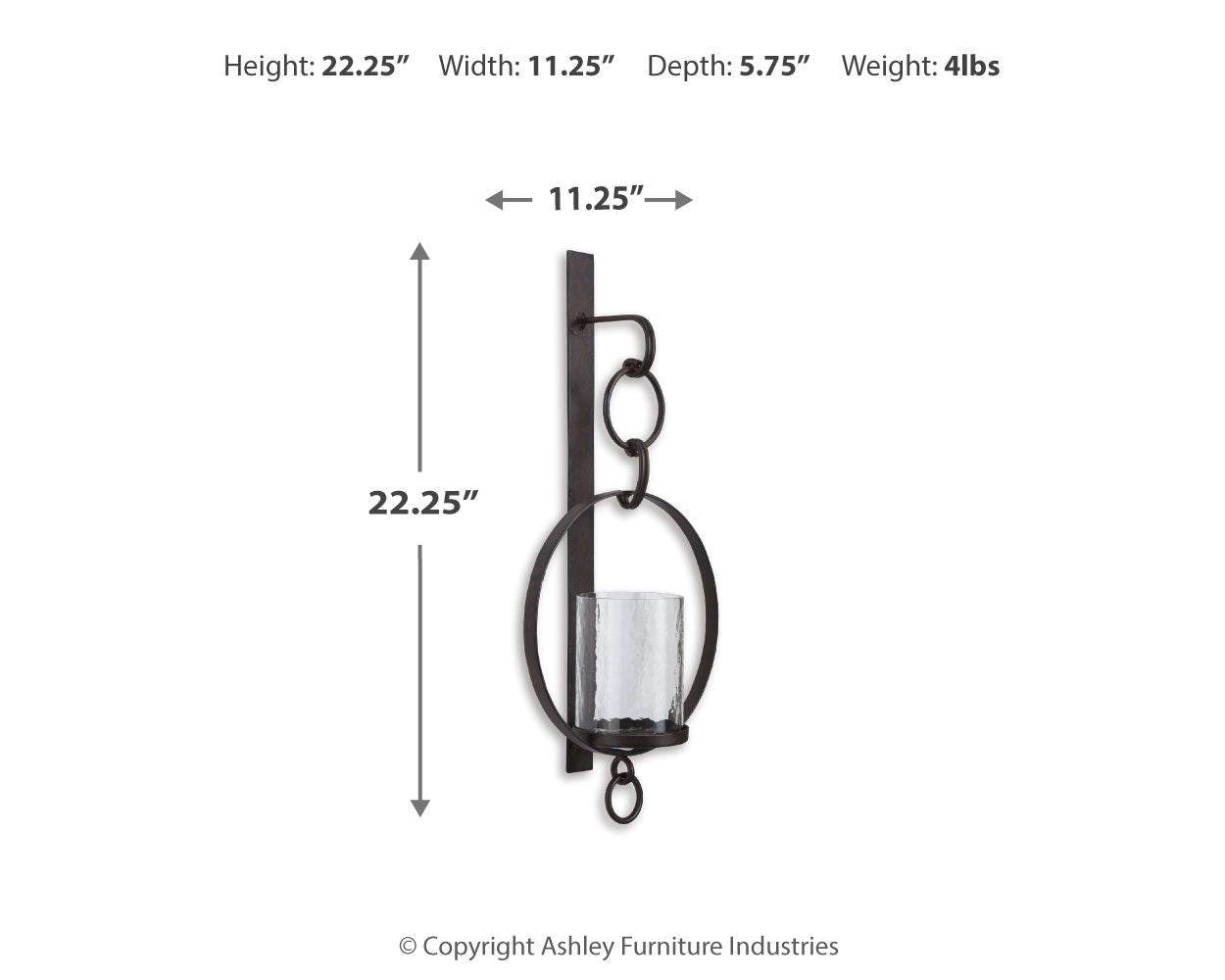 Ogaleesha - Brown - Wall Sconce - Forward Furniture
