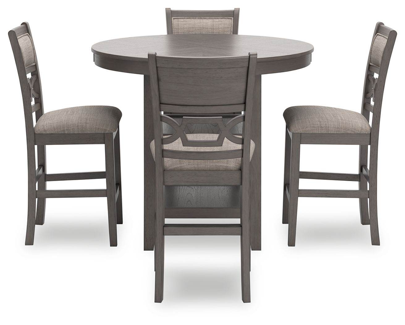 Wrenning - Gray - Drm Counter Table Set (Set of 5) - Forward Furniture