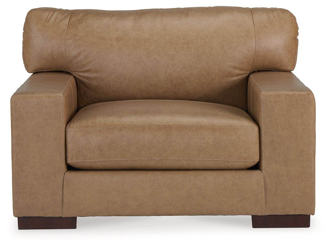 Lombardia - Tumbleweed - Chair And A Half - Leather Match - Forward Furniture