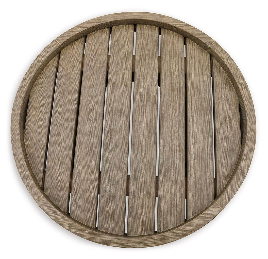 Marina Sun - Beige - Round End Table - Forward Furniture