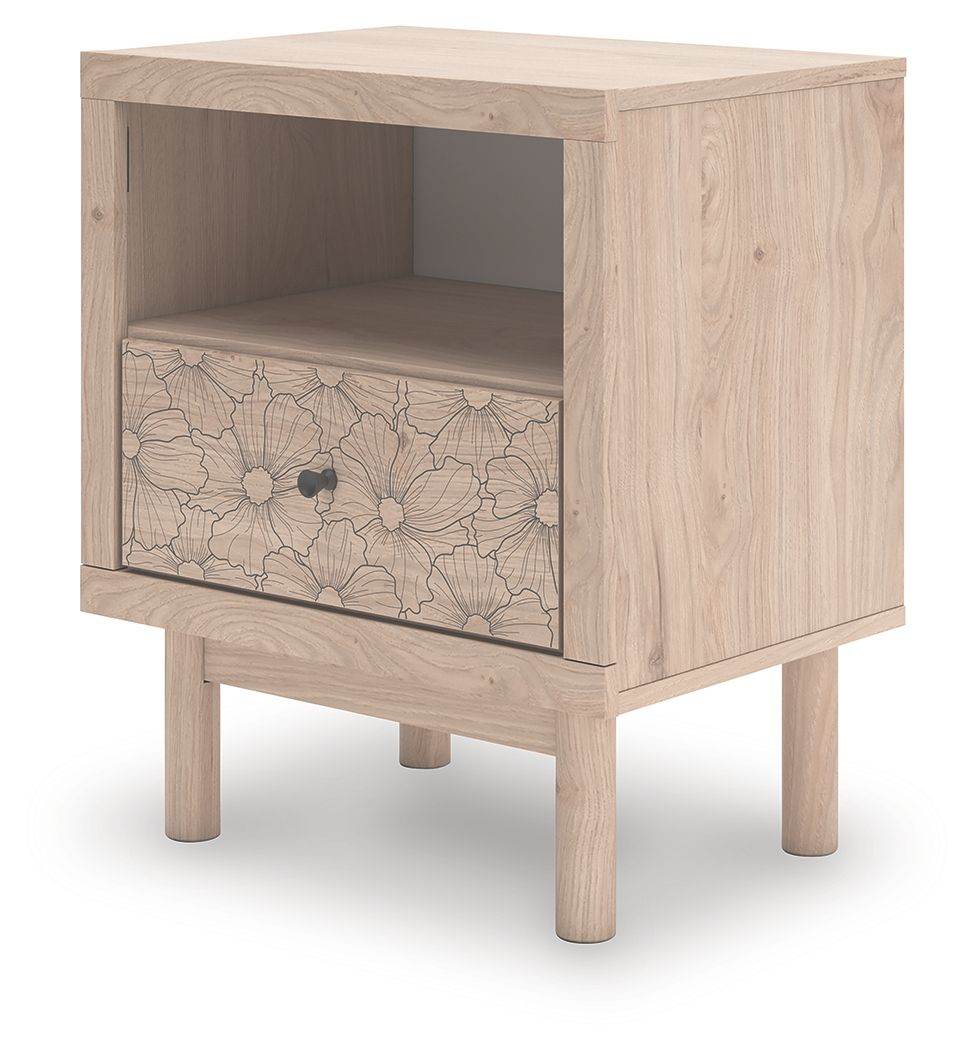 Arloster - Tan - One Drawer Night Stand - Forward Furniture