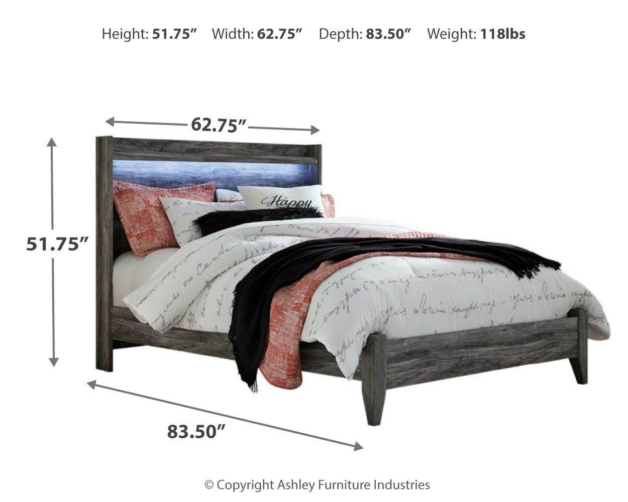 Baystorm - LED Panel Bed - Forward Furniture
