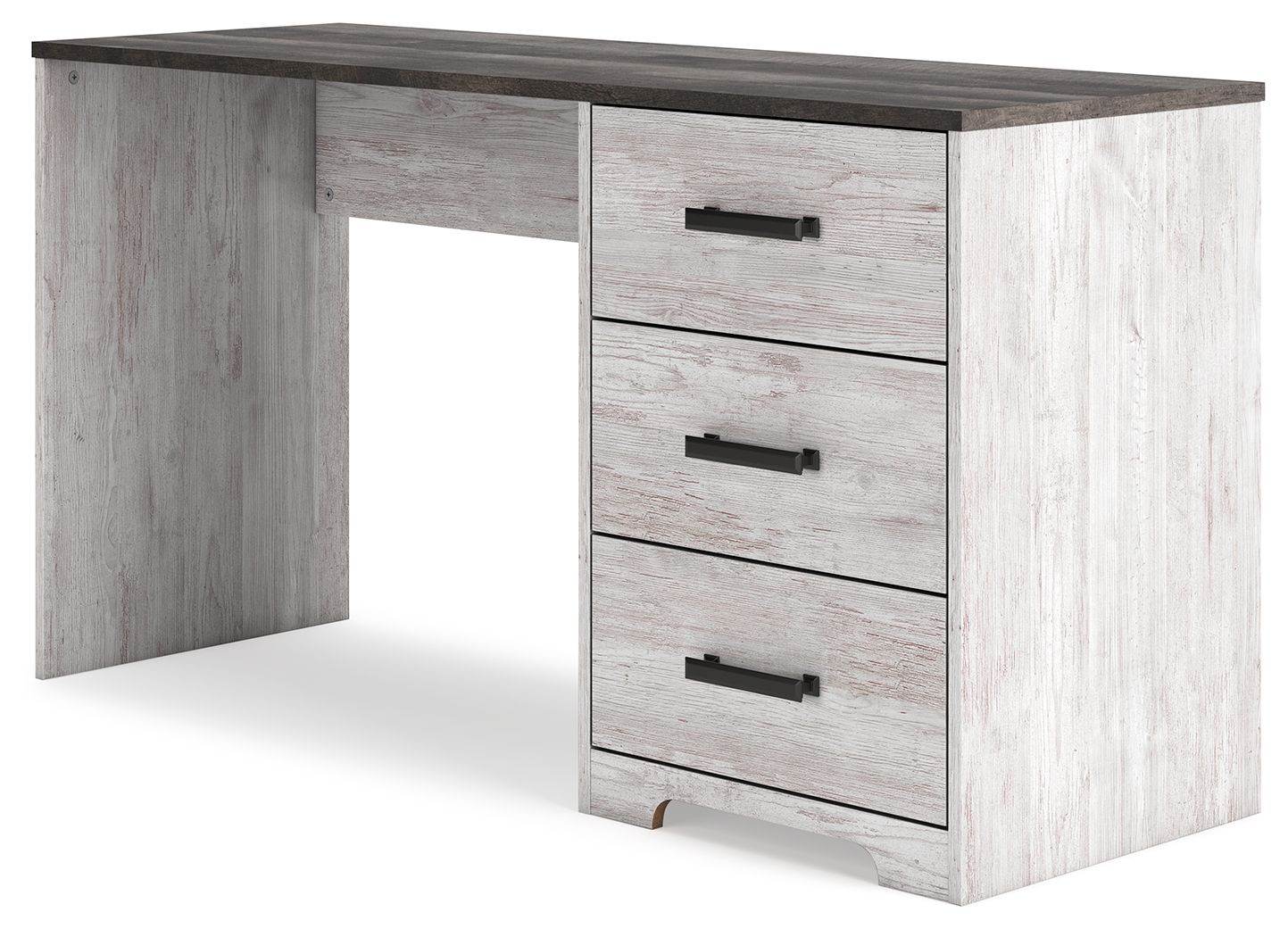 Shawburn - White / Dark Charcoal Gray - Home Office Desk - Forward Furniture