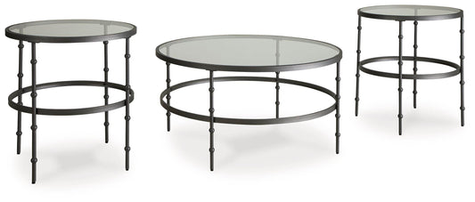 Kellyco - Gunmetal - Occasional Table Set (Set of 3) - Forward Furniture