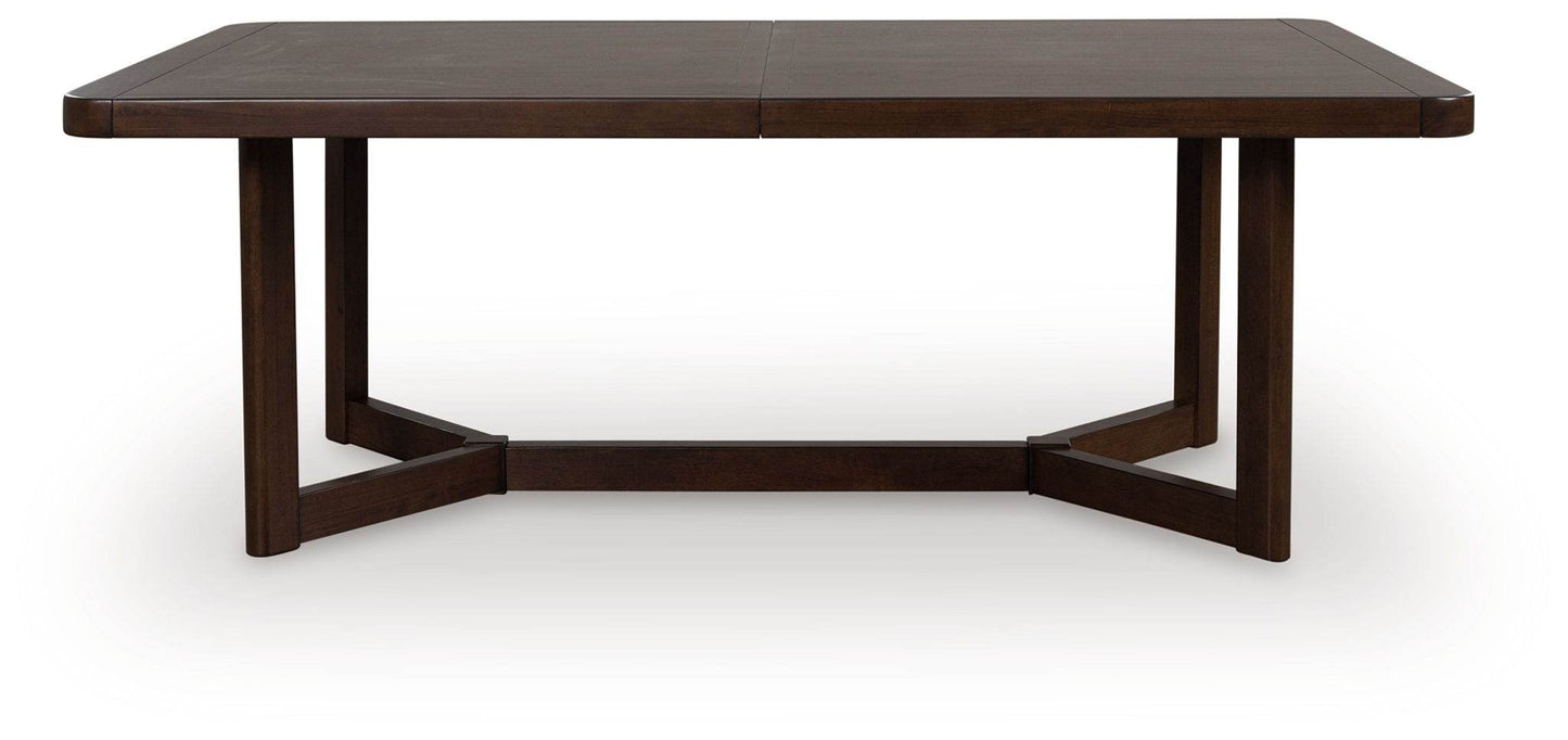 Dilenno - Dark Brown - Rectangular Dining Room Extension Table - Forward Furniture