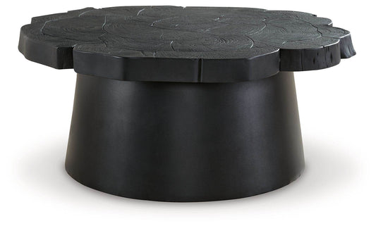 Wimbell - Black - Round Cocktail Table - Forward Furniture