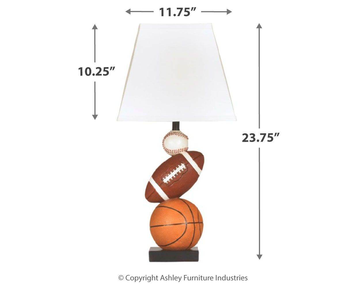 Nyx - Orange - Poly Table Lamp - Forward Furniture
