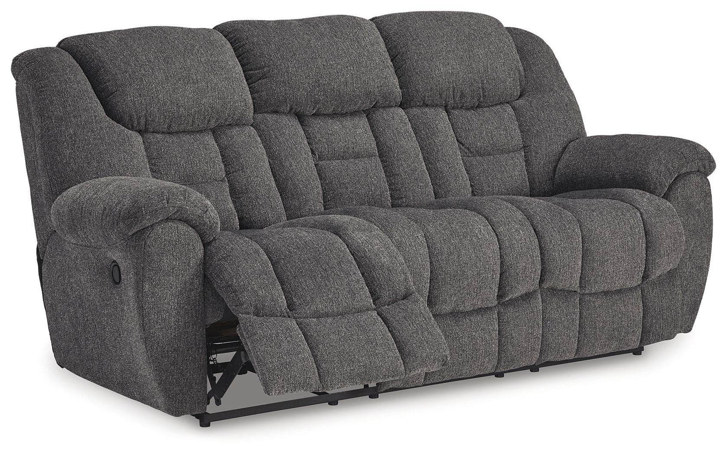 Foreside - Charcoal - Reclining Sofa - Fabric - Forward Furniture