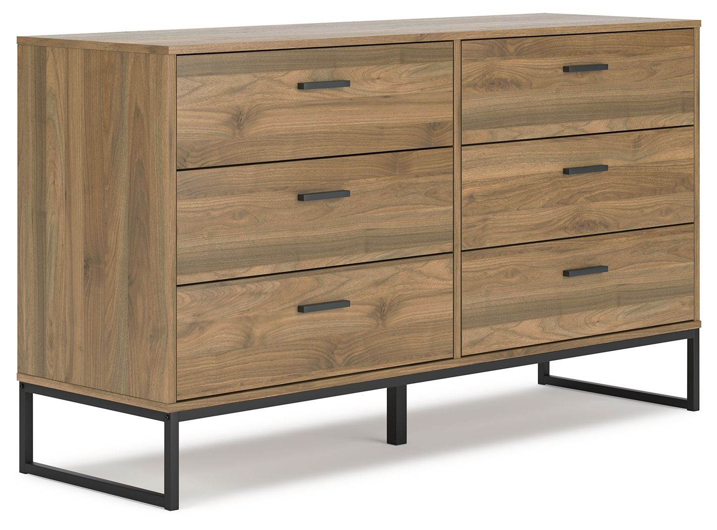 Deanlow - Honey - Six Drawer Dresser - Forward Furniture