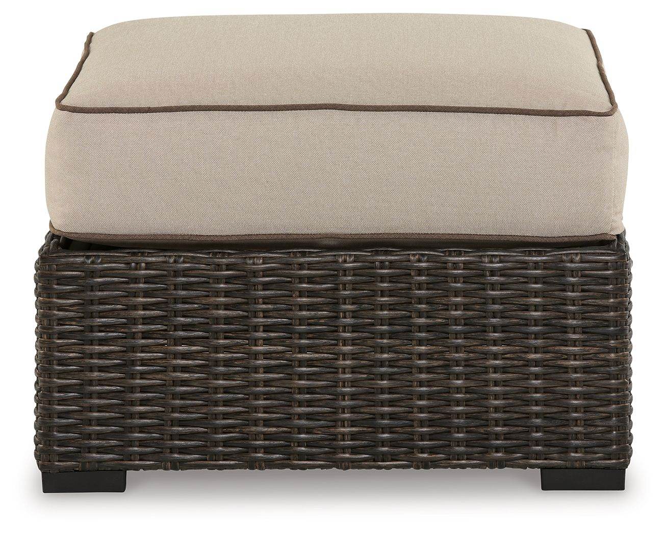 Coastline Bay - Brown - Ottoman With Cushion - Forward Furniture