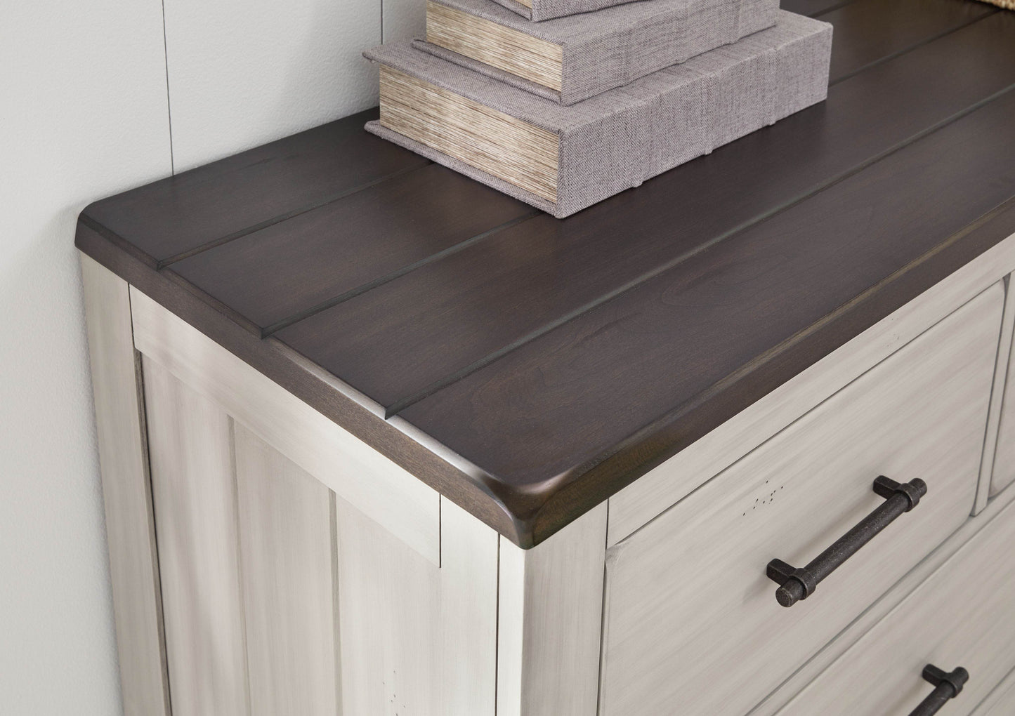 Darborn - Gray / Brown - Dresser And Mirror - Forward Furniture