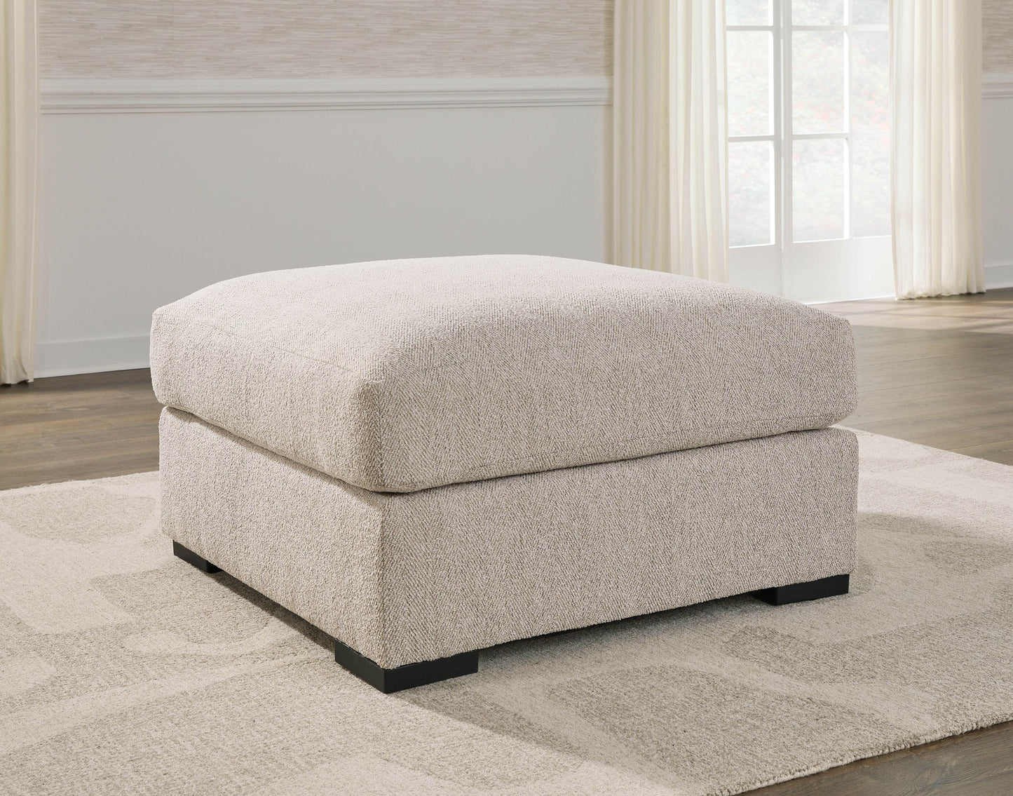 Ballyton - Sand - Oversized Accent Ottoman - Forward Furniture