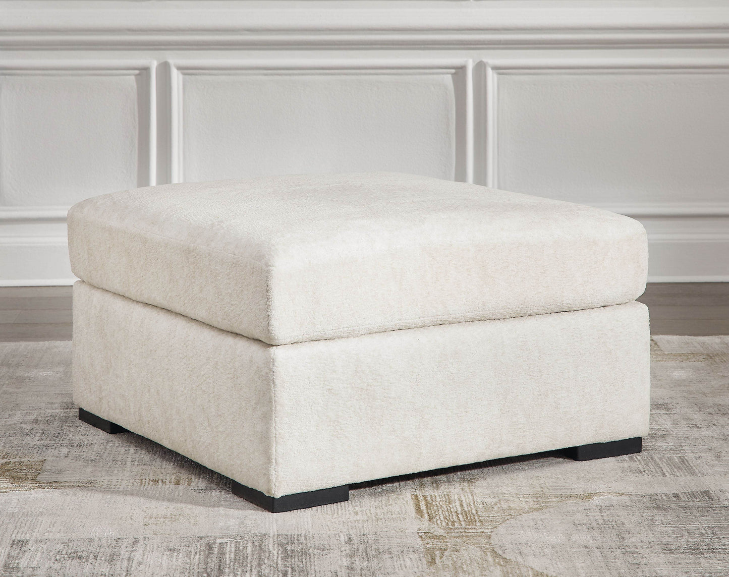 Chessington - Ivory - Oversized Accent Ottoman - Forward Furniture