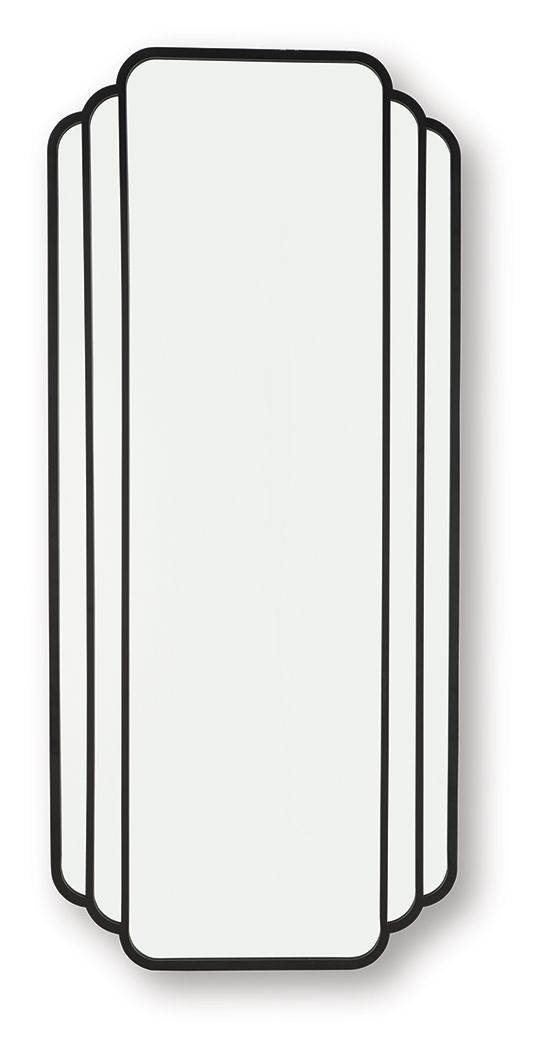 Antigone - Black - Floor Mirror - Forward Furniture