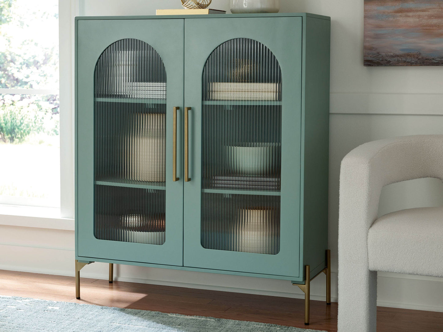 Adwen - Light Green - Accent Cabinet - Forward Furniture
