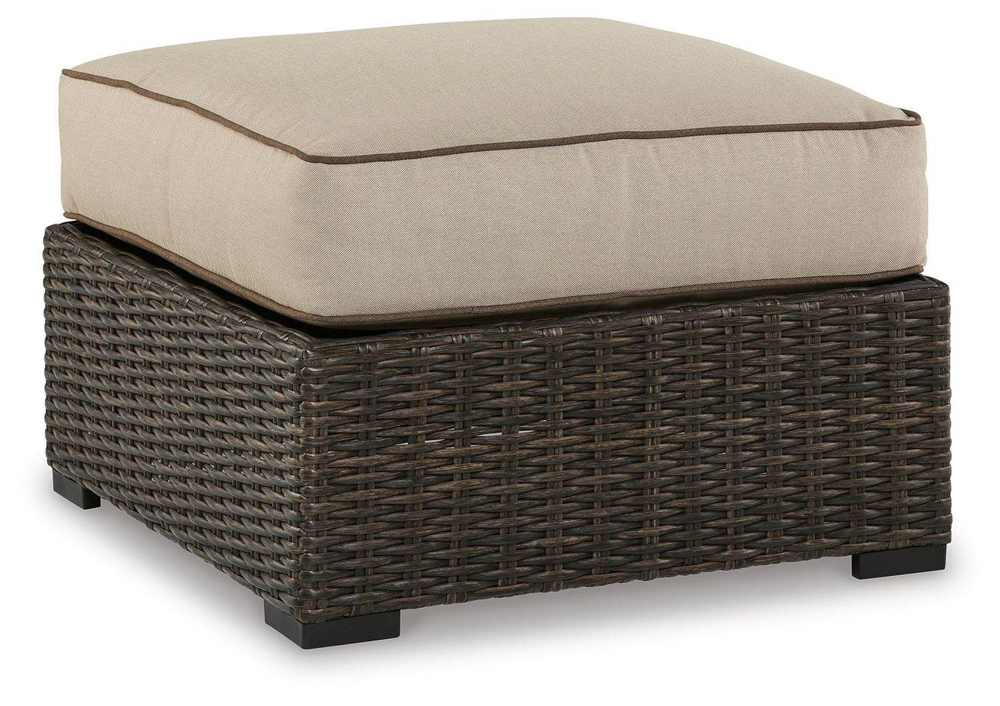 Coastline Bay - Brown - Ottoman With Cushion - Forward Furniture