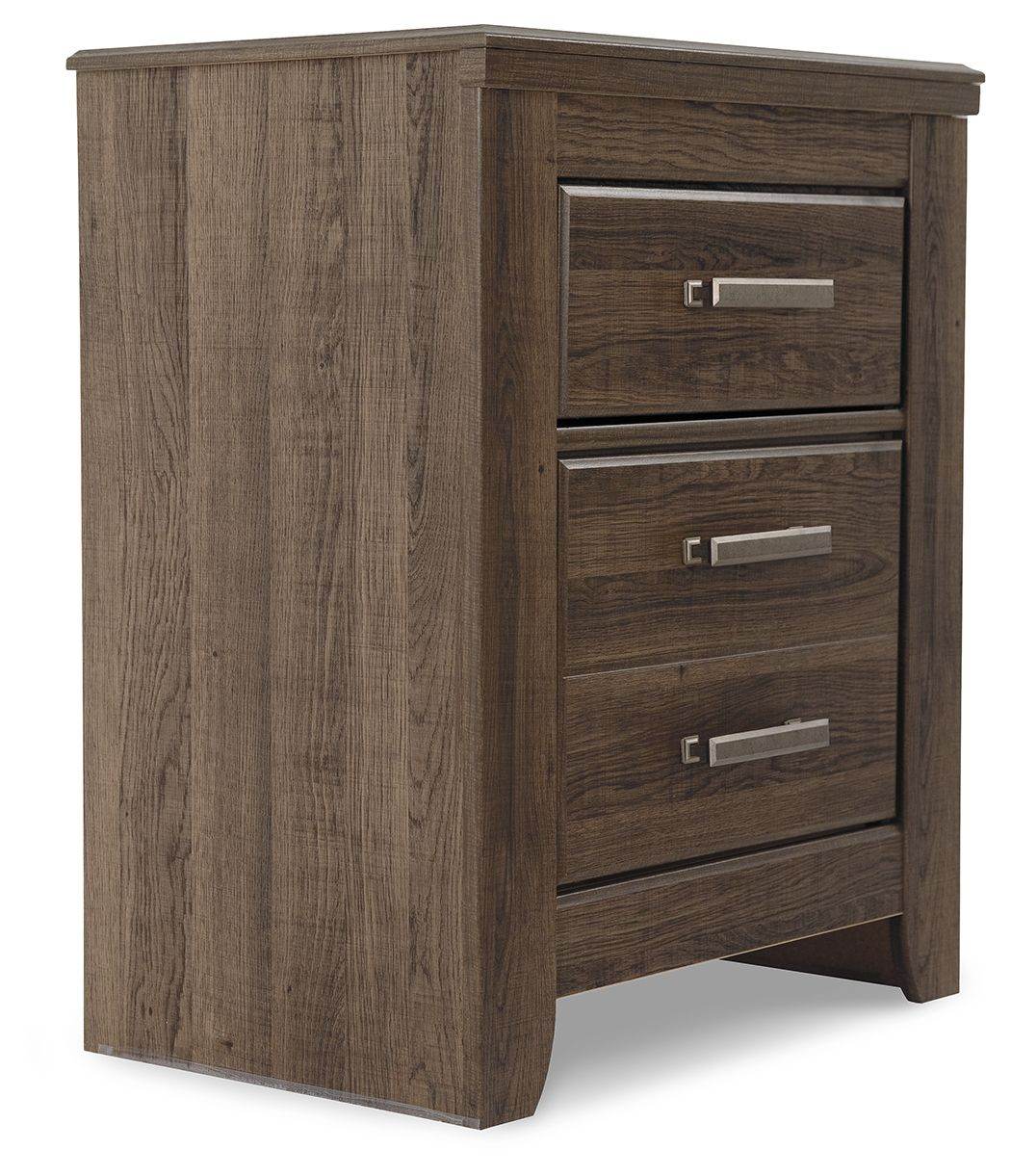 Juararo - Dark Brown - Two Drawer Night Stand - Forward Furniture