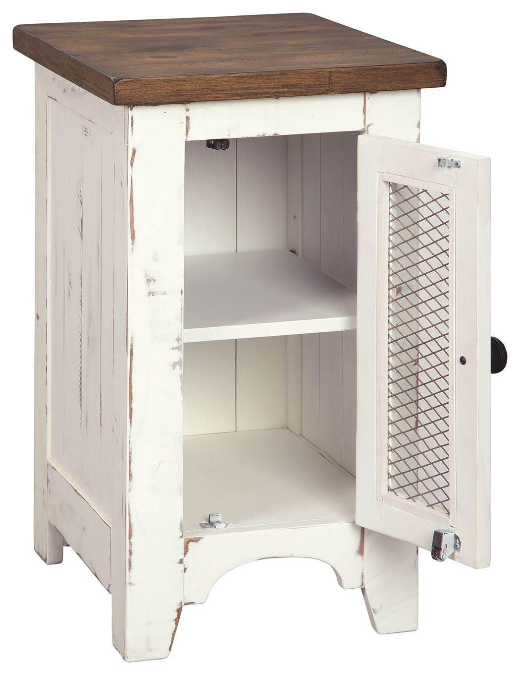 Wystfield - White / Brown - Chair Side End Table - Forward Furniture