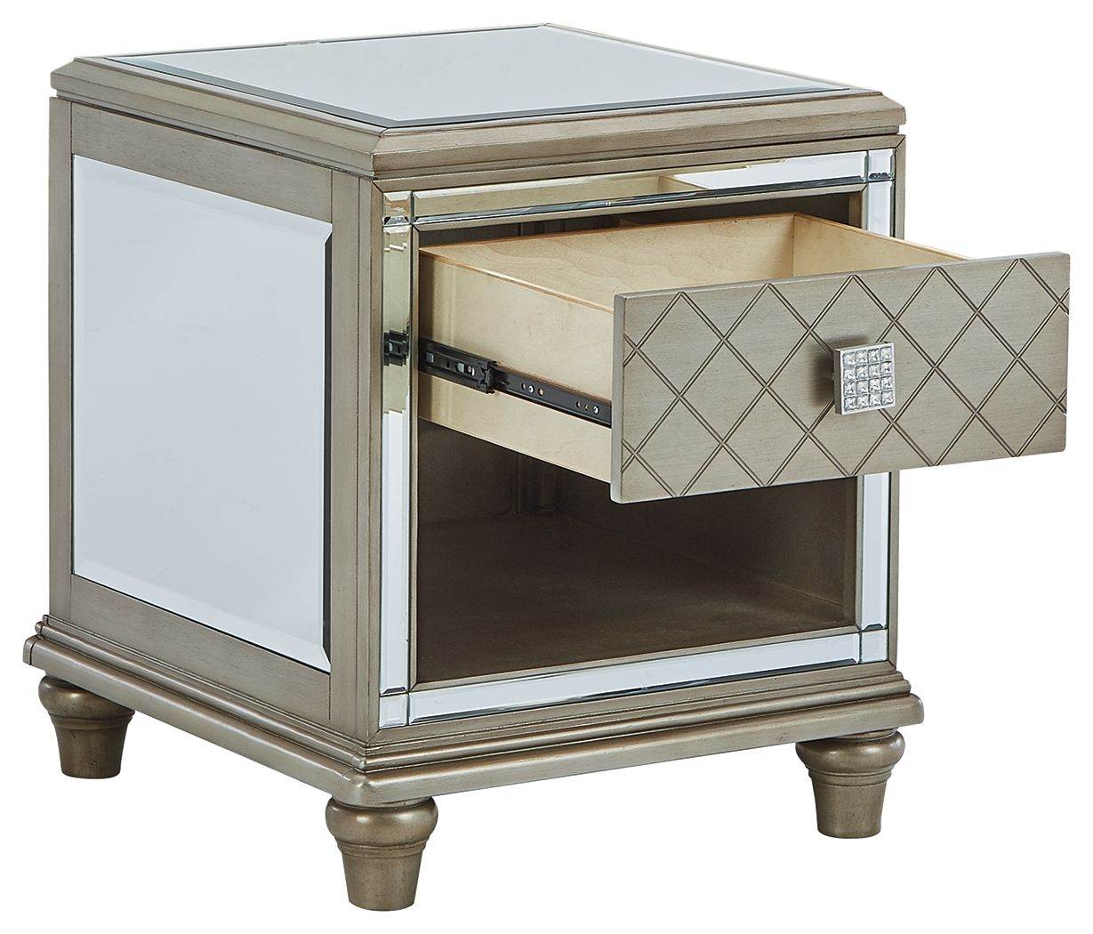 Chevanna - Platinum - Rectangular End Table - Forward Furniture