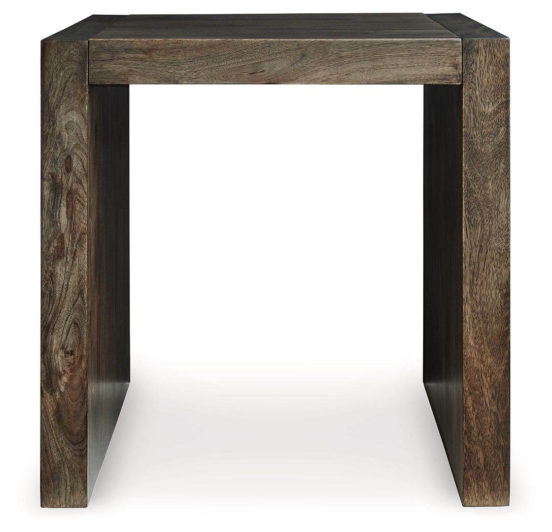 Dreggan - Brown - Square End Table - Forward Furniture