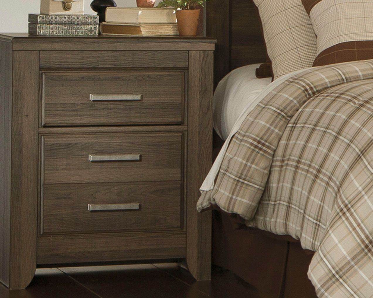 Juararo - Dark Brown - Two Drawer Night Stand - Forward Furniture