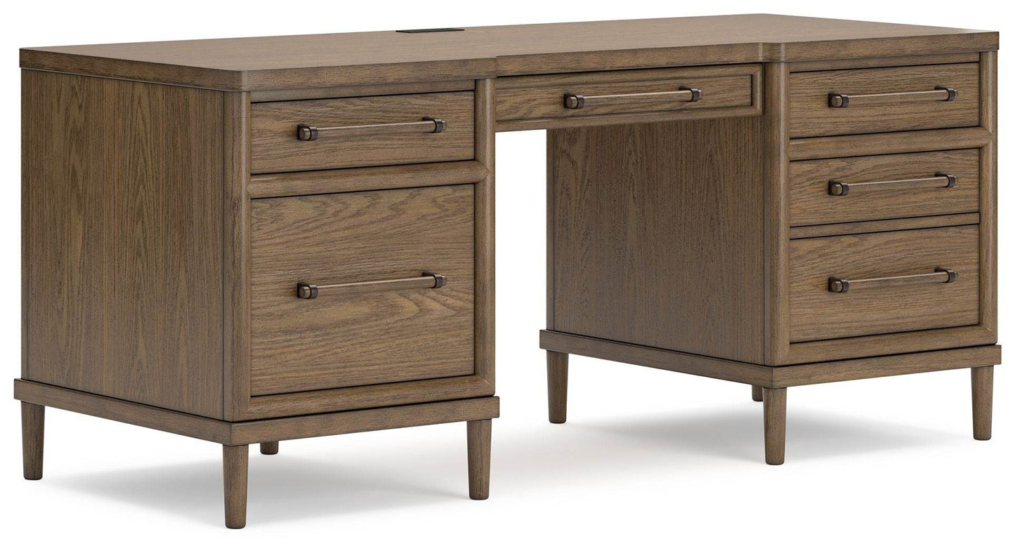 Roanhowe - Brown - Home Office Desk - Forward Furniture