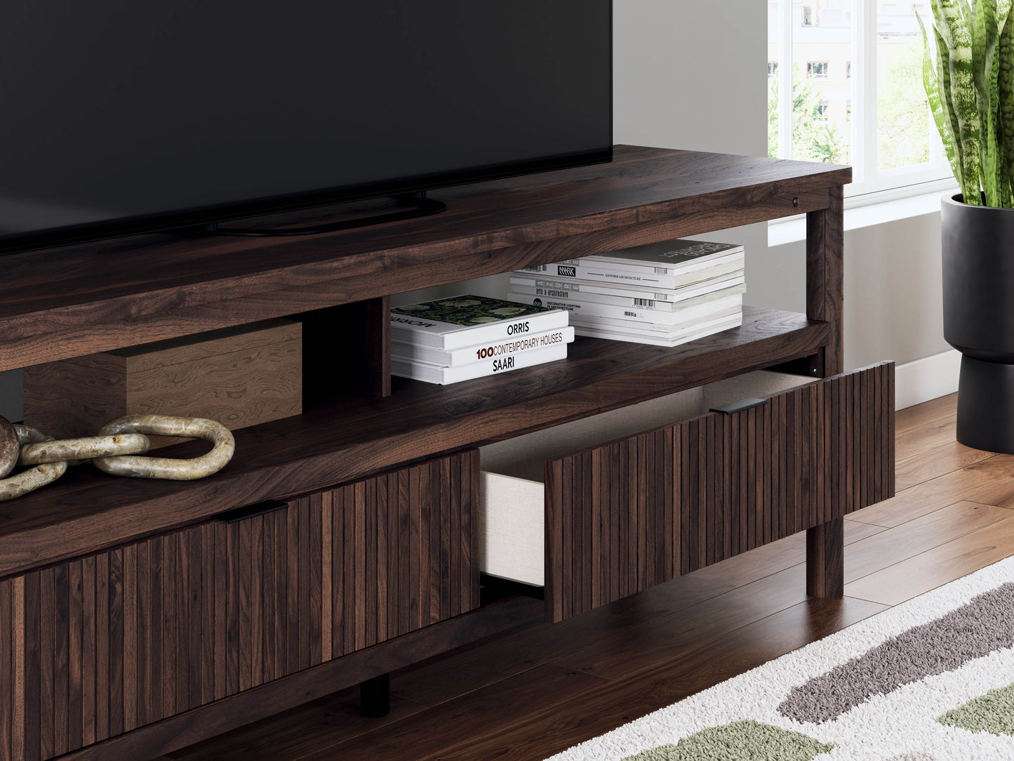 Cadmori - Brown - Extra Large TV Stand - Forward Furniture