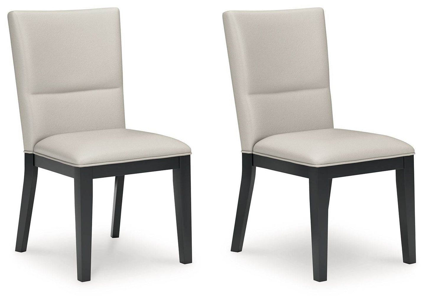Glinari - Taupe / Black - Dining Upholstered Side Chair (Set of 2) - Forward Furniture