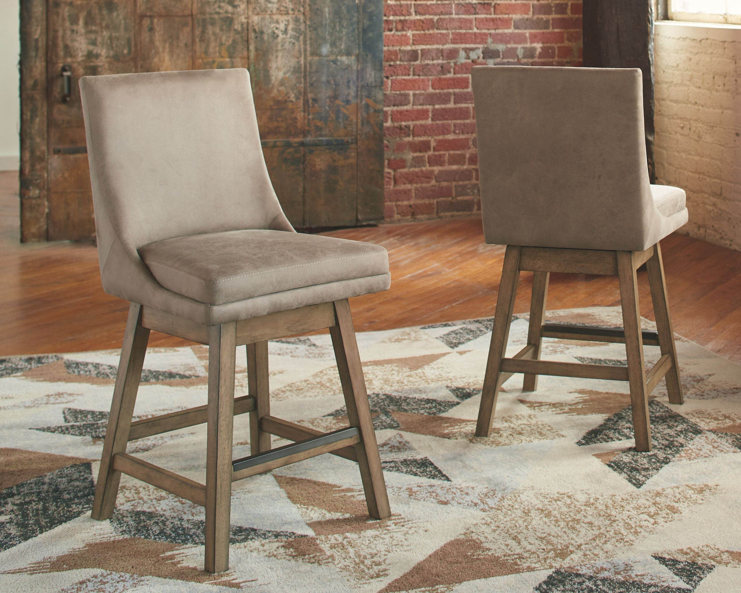 Tallenger - Swivel Barstool (Set of 2) - Forward Furniture