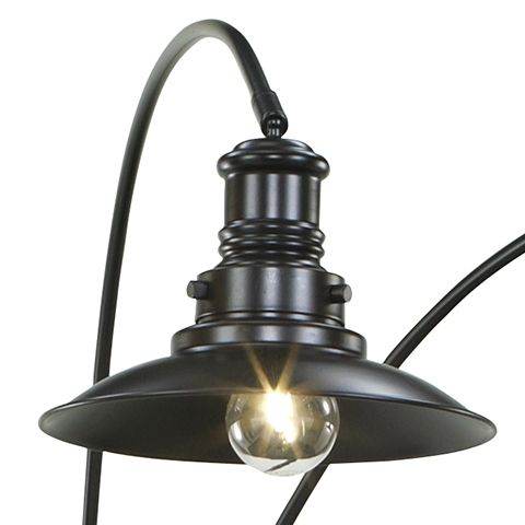 Sheriel - Black - Metal Arc Lamp - Forward Furniture