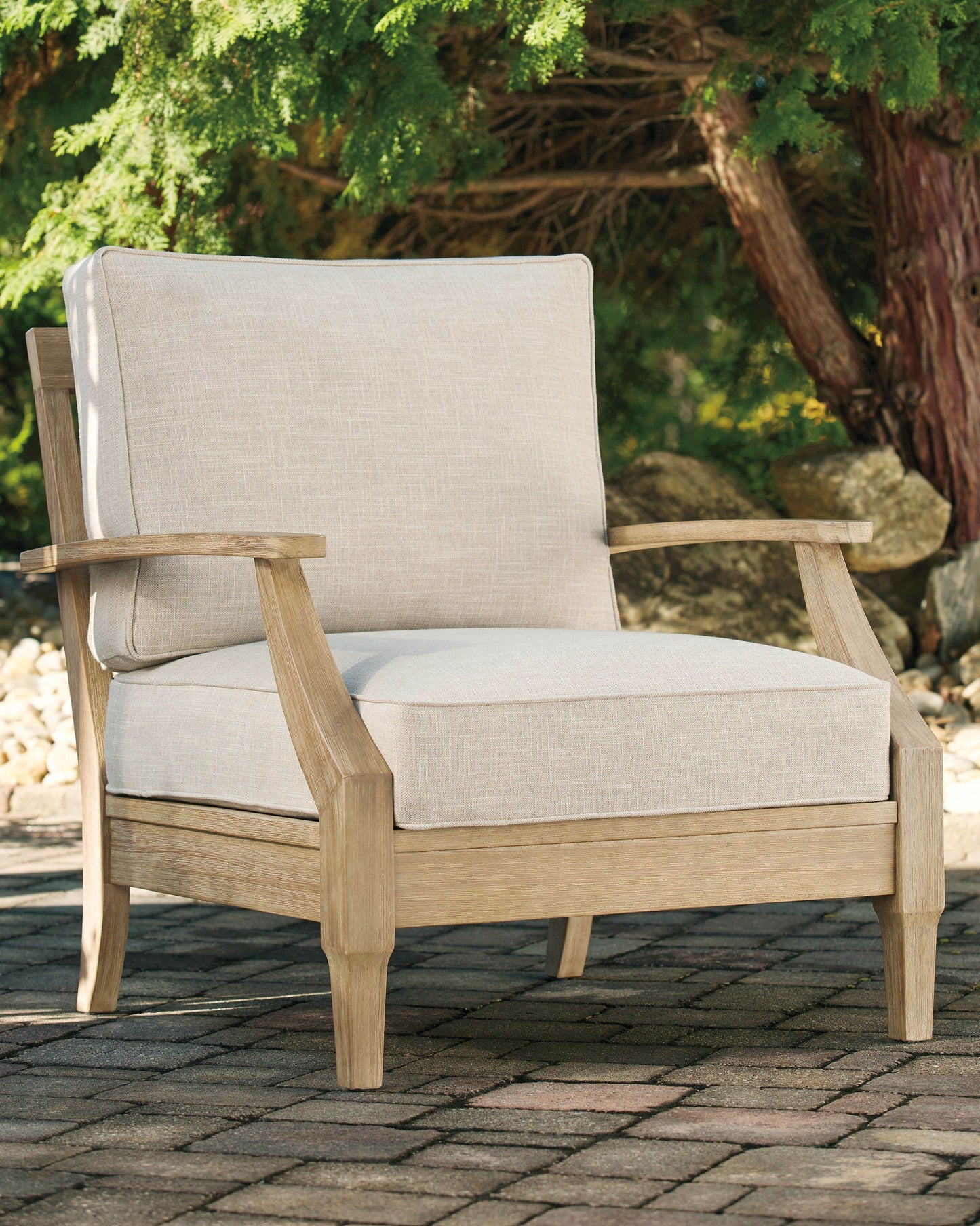 Clare View - Beige - Lounge Chair w/Cushion - Forward Furniture