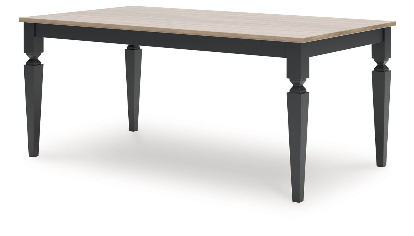 Brenkerton - Grayish Brown / Black - Rectangular Dining Room Table - Forward Furniture