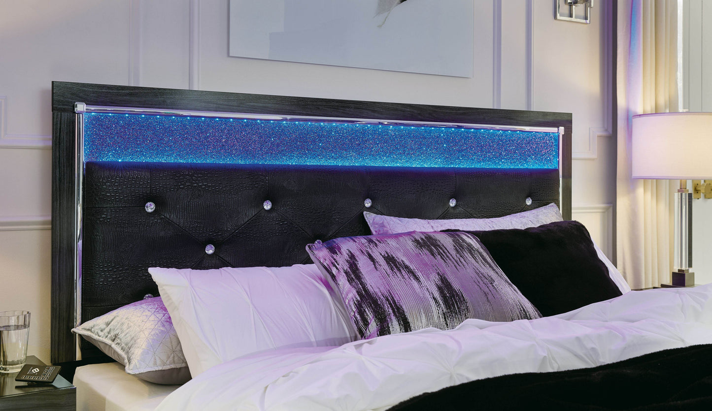 Kaydell - Uph Panel Headboard - Glitter Details - Forward Furniture